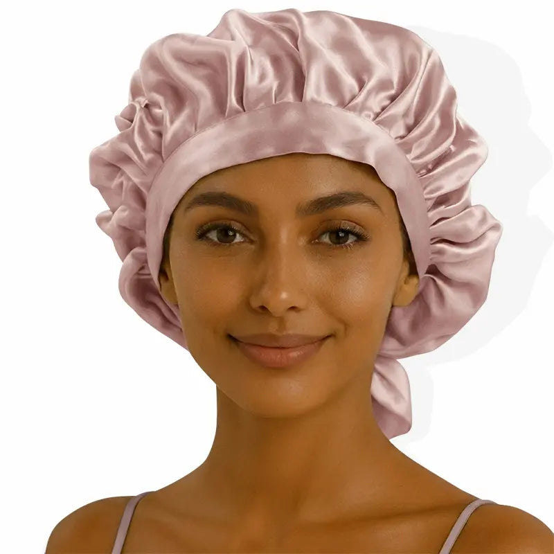 Bonnet en soie ajustable