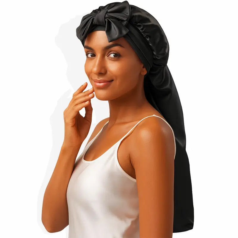 Bonnet en soie extra-long - Cheveux longs & dreadlocks
