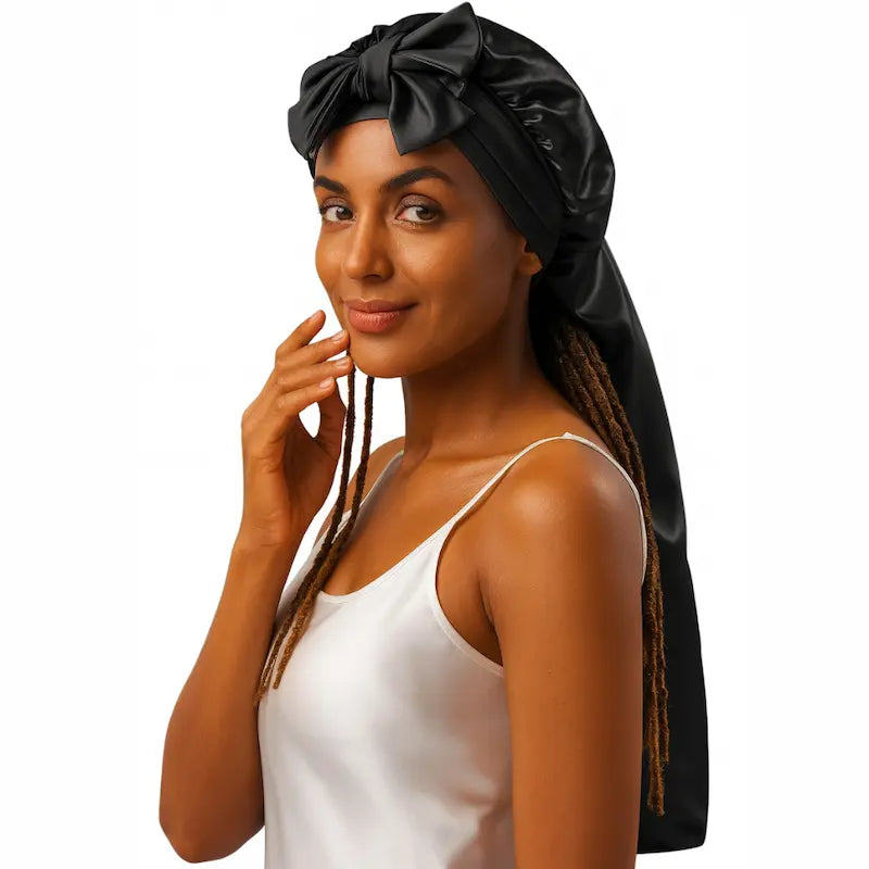 Bonnet en soie extra-long 22 momme