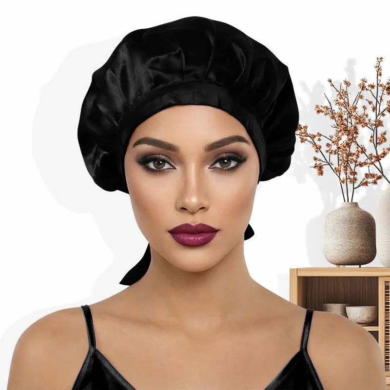 Bonnet en soie pure 30 momme - Soin luxe | SilkEssence