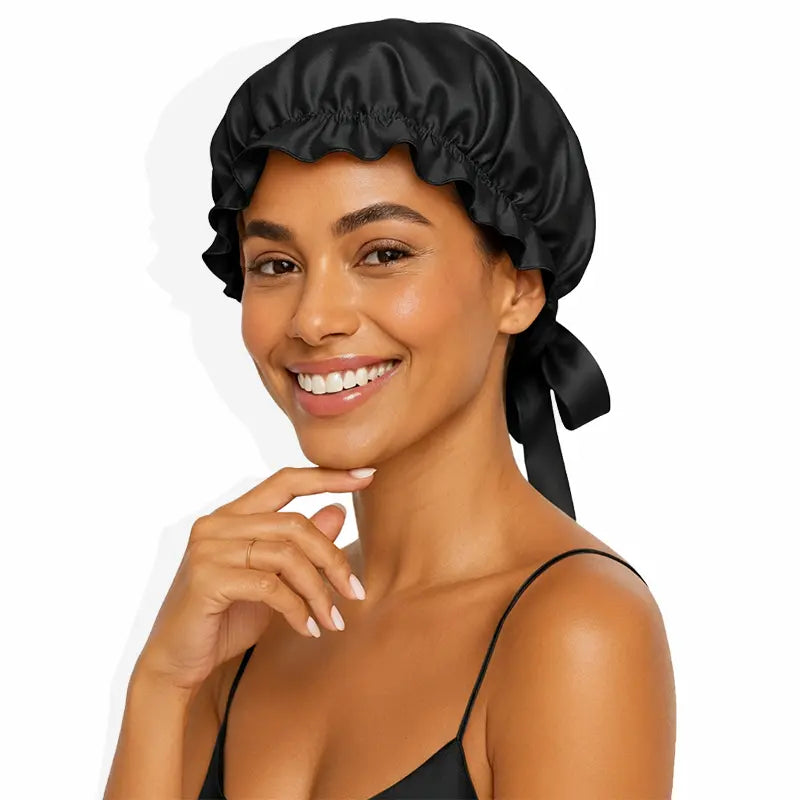 Charlotte en soie - Cheveux protégés la nuit | SoieBelle