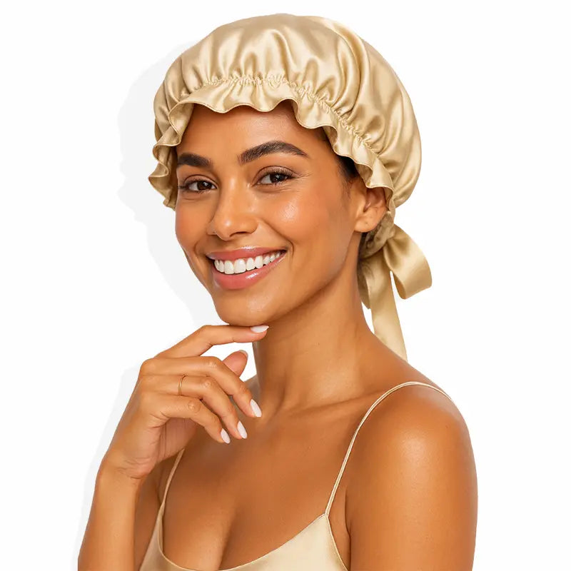 Charlotte en soie - Cheveux protégés la nuit | SoieBelle