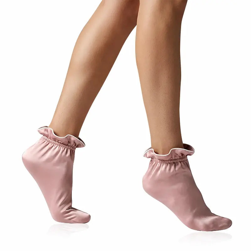 Chaussettes de nuit en soie 19 momme
