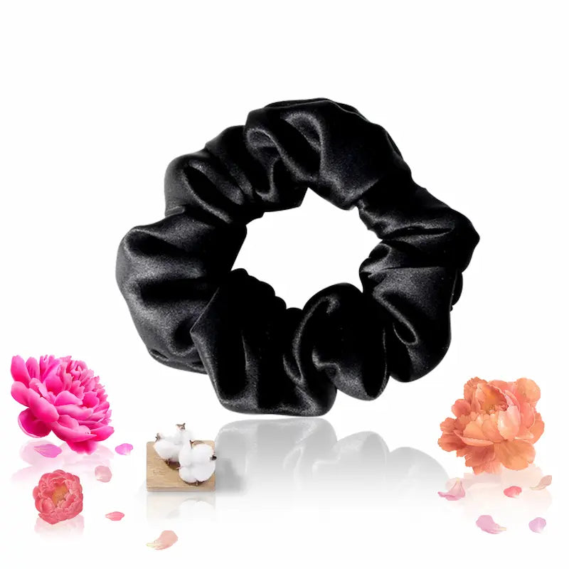 Chouchou large en soie 16 momme