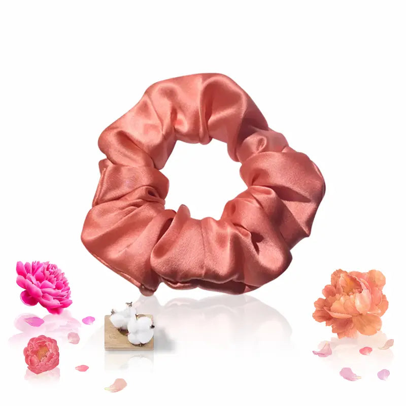 Chouchou large en soie 19 momme