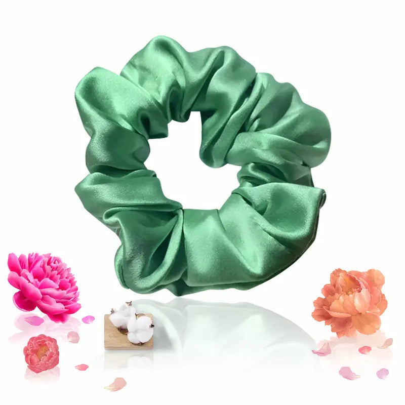 Chouchou large en soie 19 momme