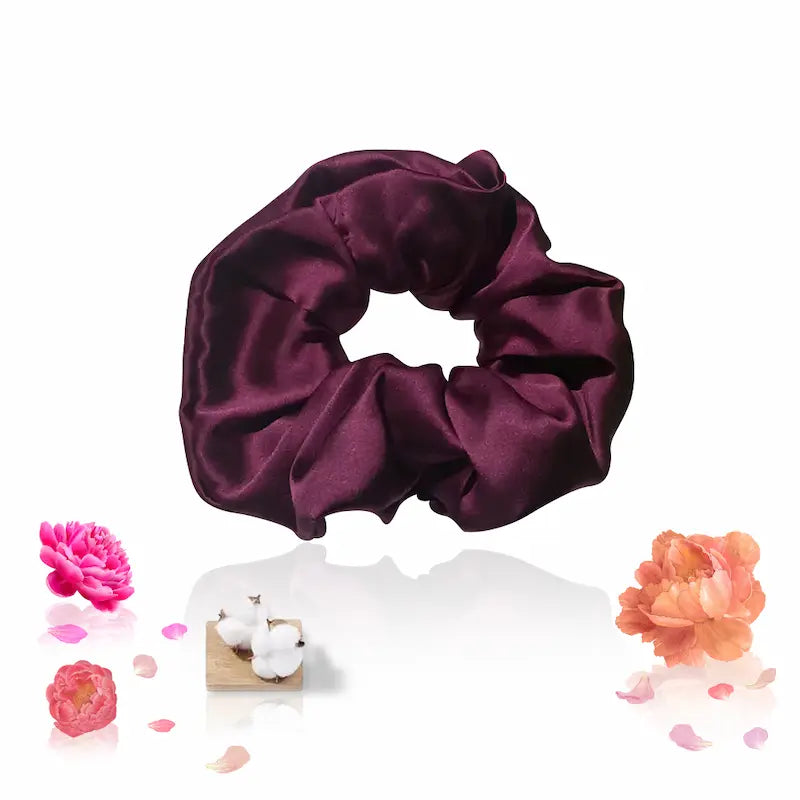 Chouchou large en soie 22 momme