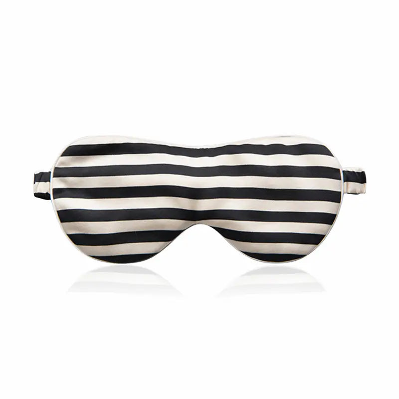 Masque en soie rayé 19 momme