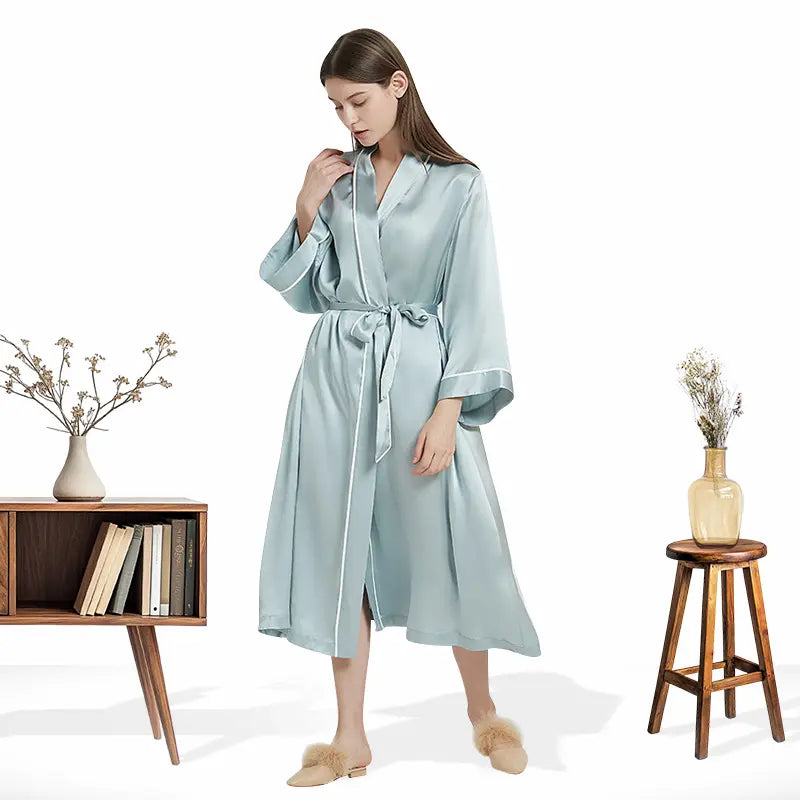 Robe de chambre en soie 19 momme