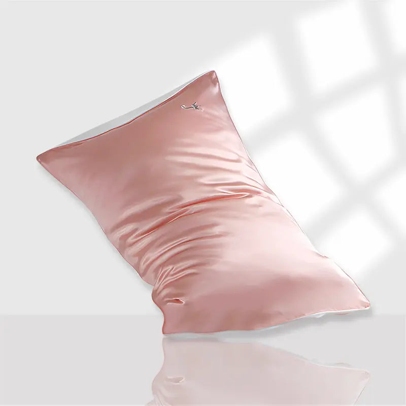 Taie d’oreiller en soie 19 momme Brodée