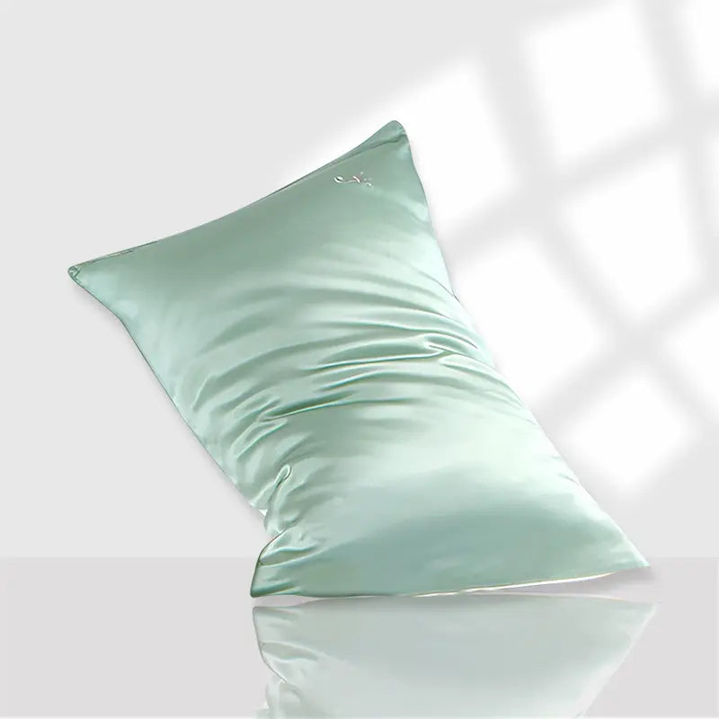 Taie d’oreiller en soie 19 momme Brodée