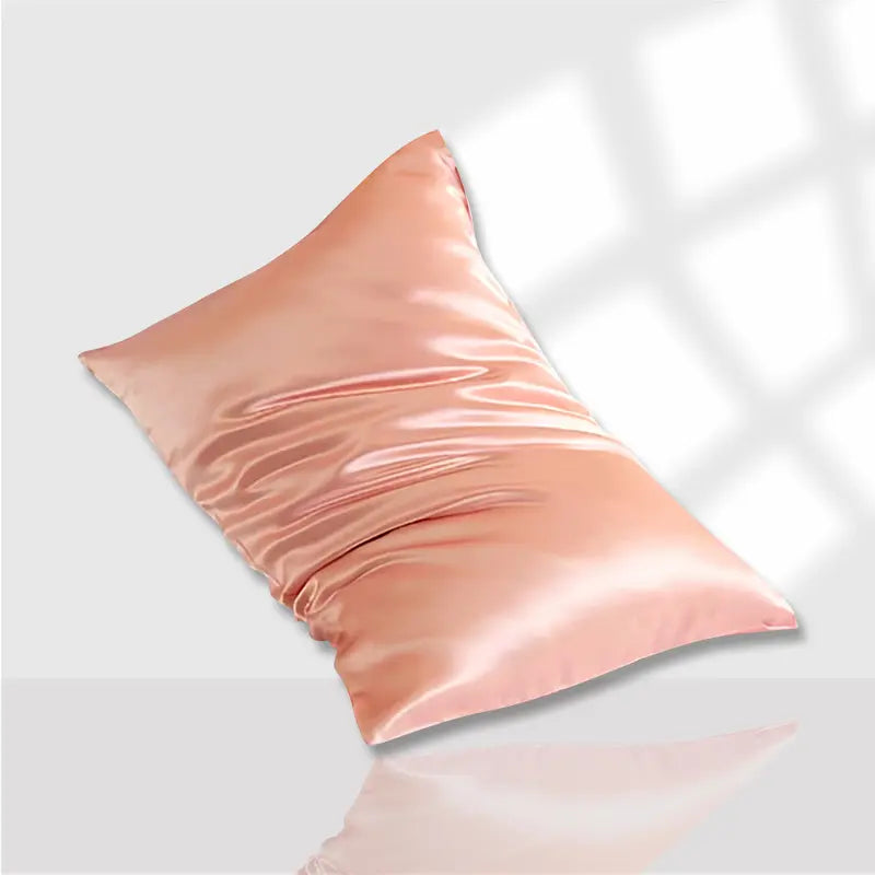 Taie d'oreiller en soie satinée 22 momme