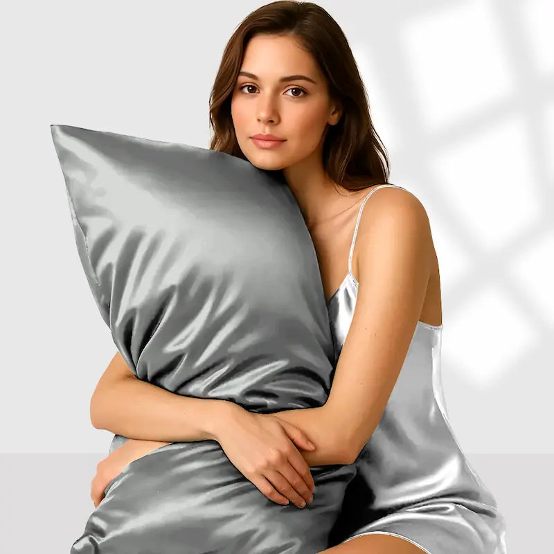 Taie d’oreiller en soie 25 momme