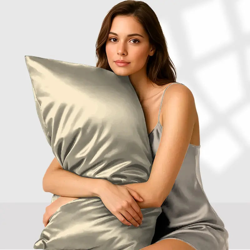 Taie d’oreiller en soie 25 momme