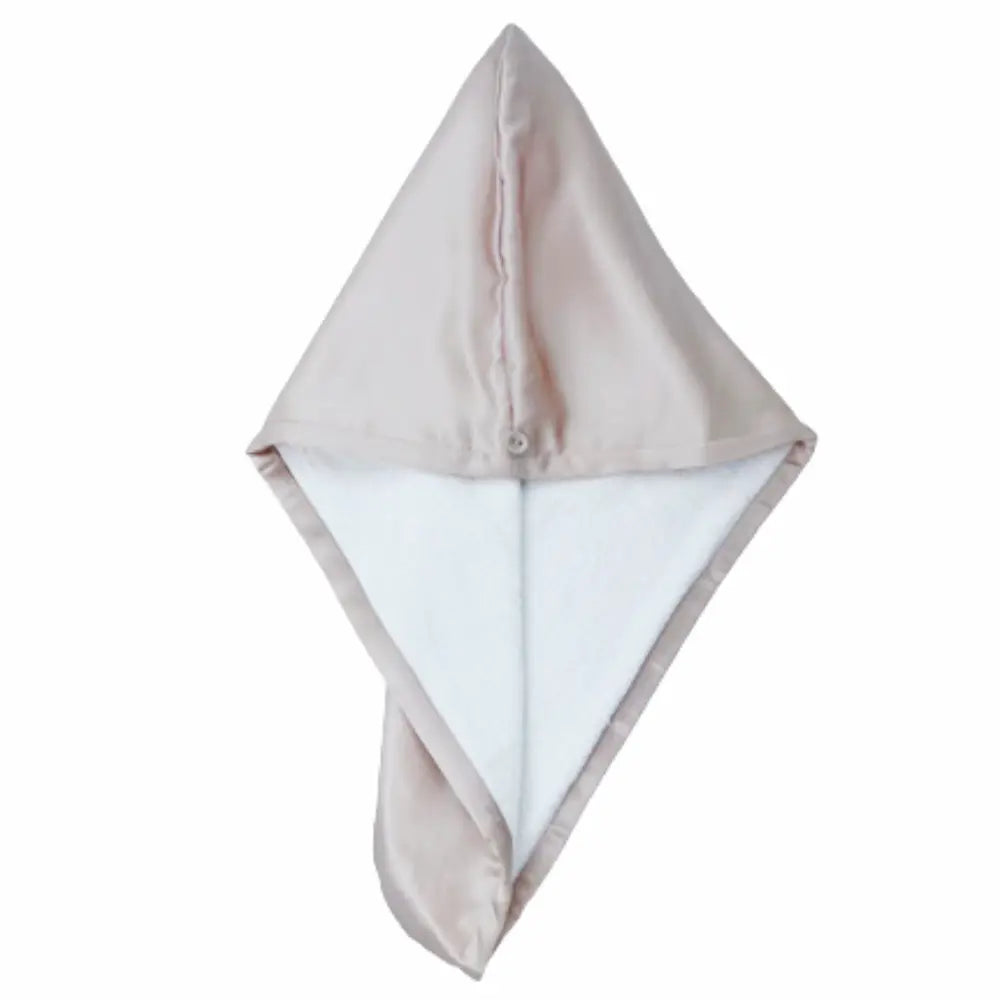 Bonnet en soie bleu libellule