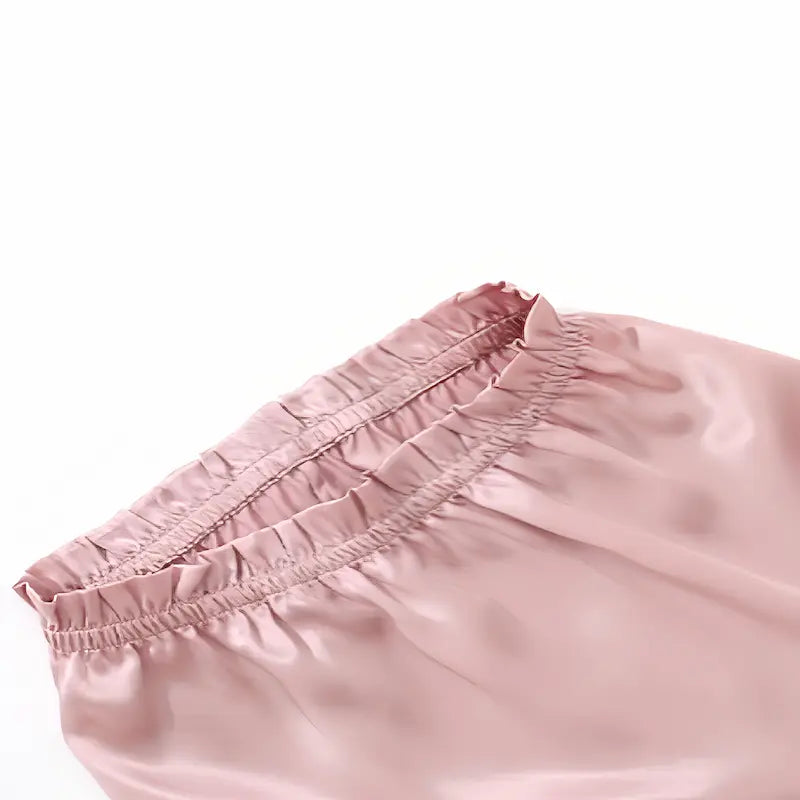 Bonnet long en soie pour cheveux longs