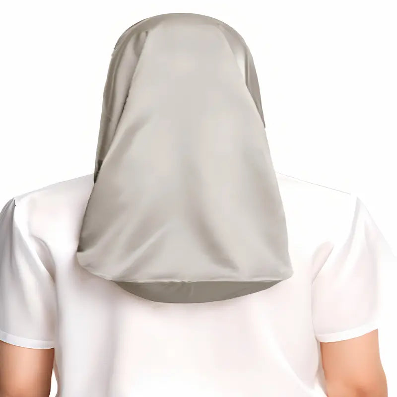 bonnet de nuit en soie pour cheveux longs