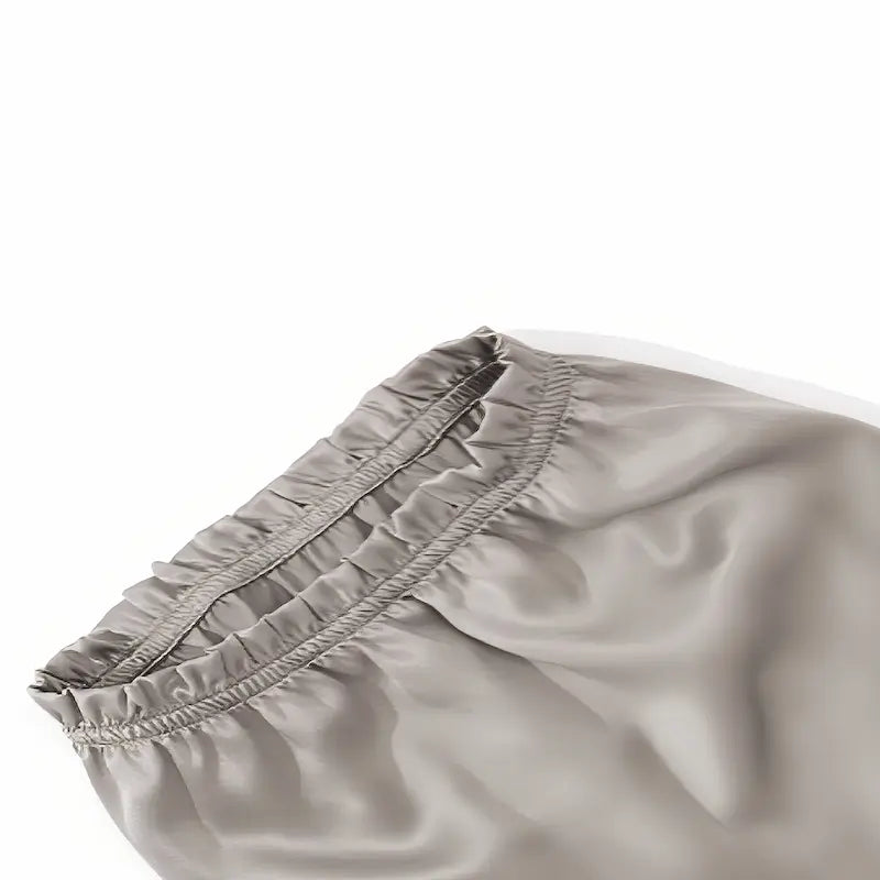bonnet de nuit en soie pour cheveux longs