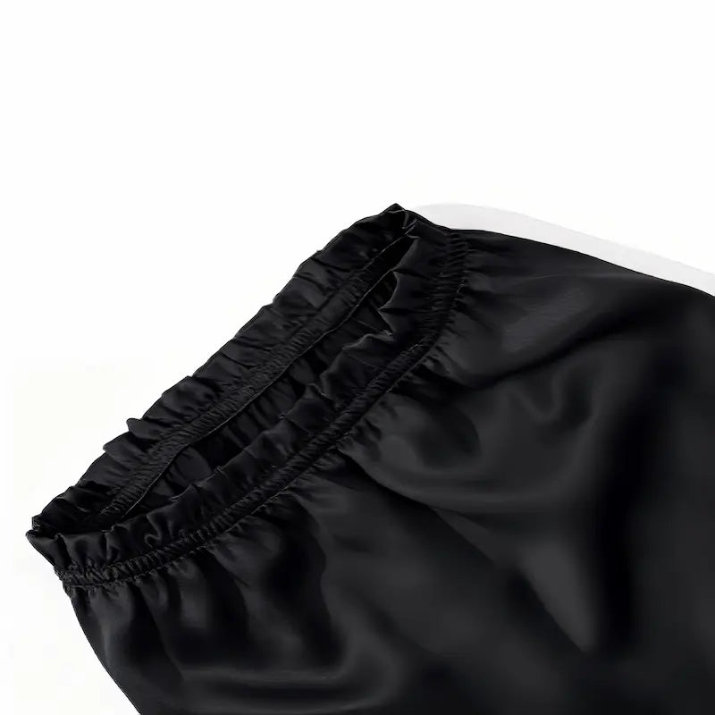 bonnet de nuit en soie pour cheveux longs
