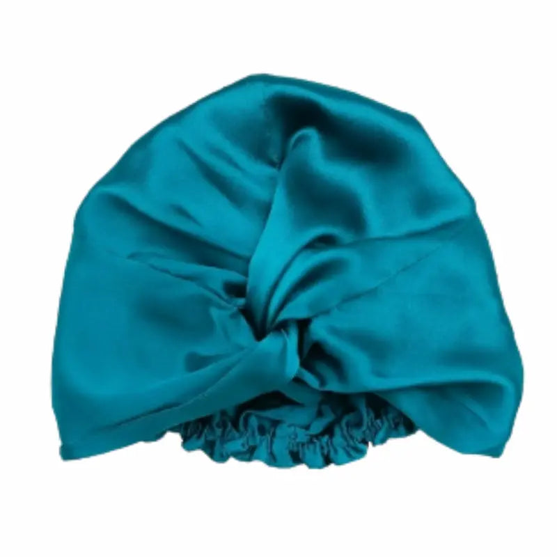 Turban torsade double couche en soie