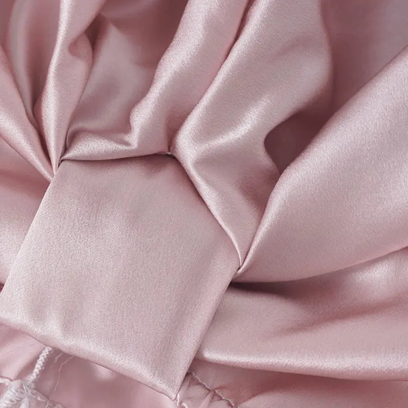 Bonnet en soie pure double couche