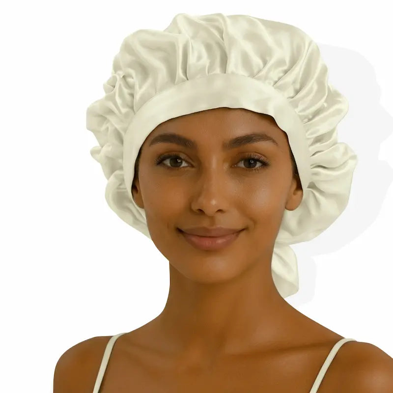 Bonnet en soie ajustable 