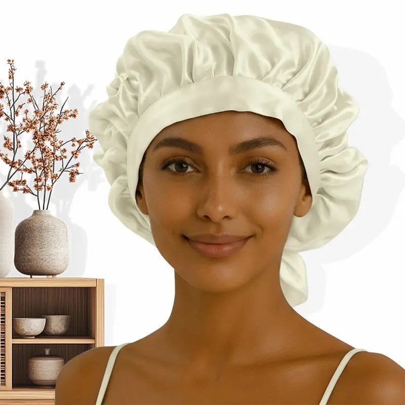 Bonnet en soie ajustable 