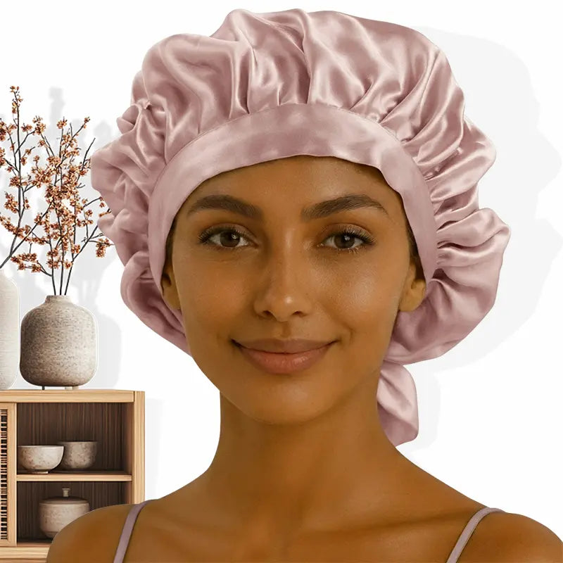 Bonnet en soie ajustable 