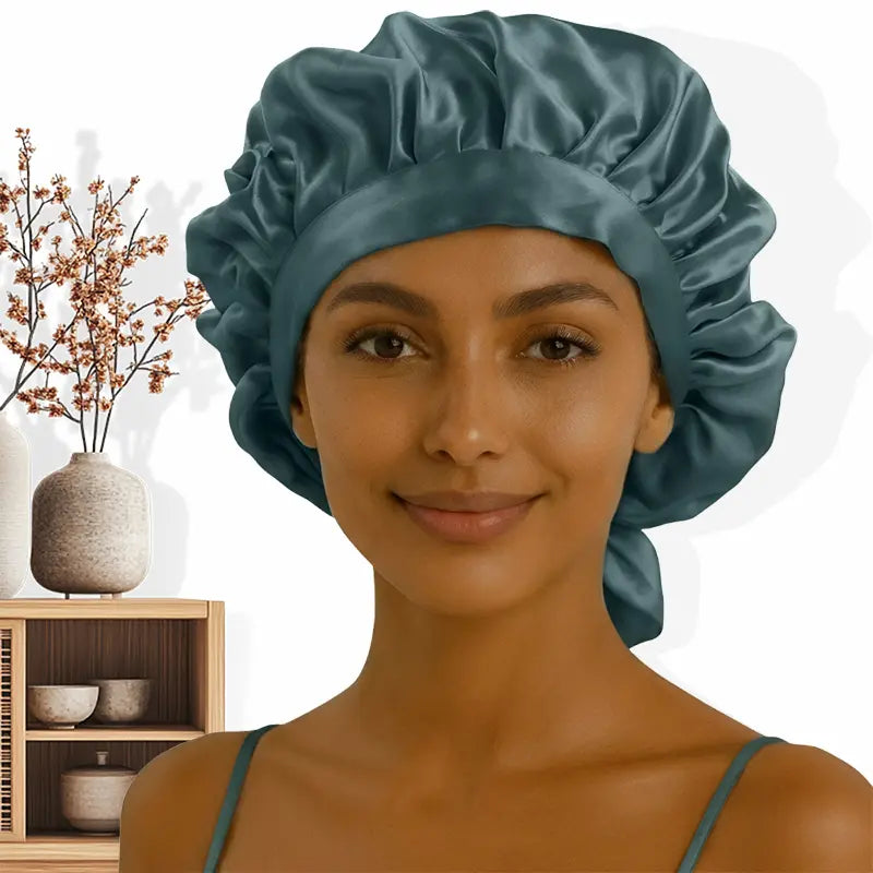 Bonnet en soie ajustable 