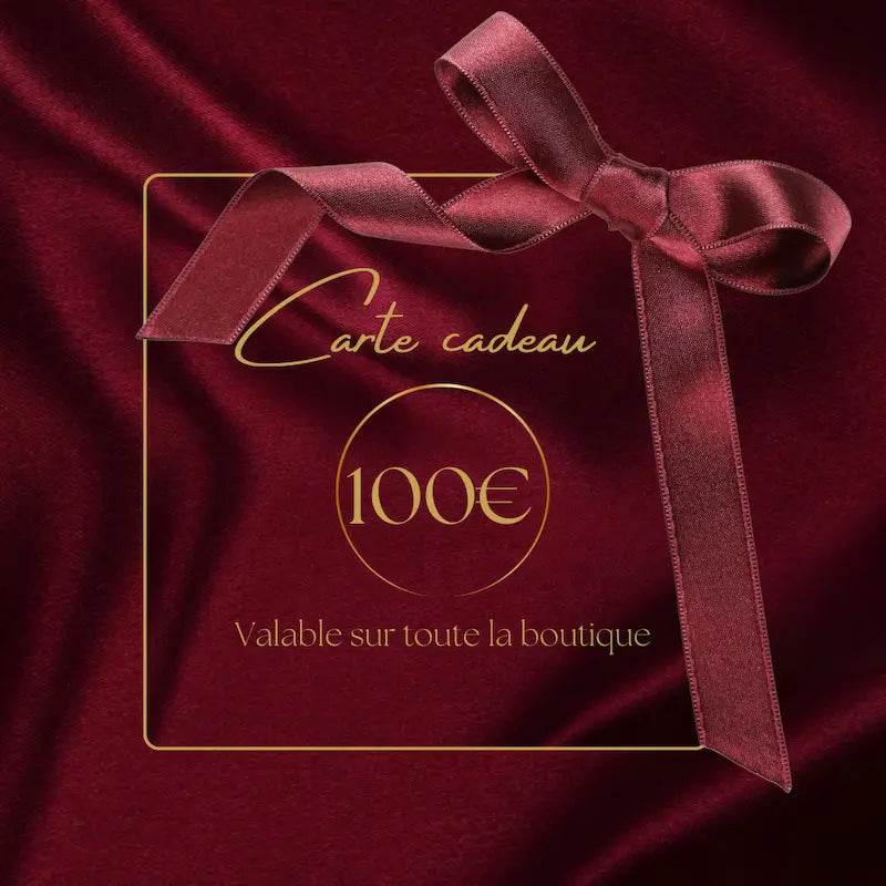 Carte cadeau Nuage de Soie carte cadeau luxe 100€,