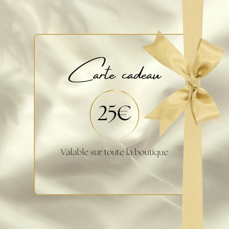 Carte cadeau Nuage de Soie 25€