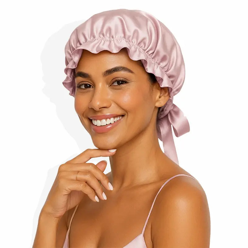 Charlotte en soie - Cheveux protégés la nuit | SoieBelle