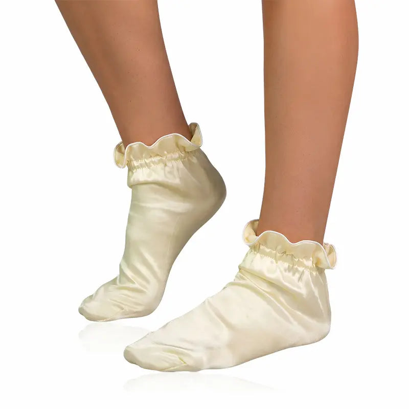 Chaussettes de nuit en soie 19 momme