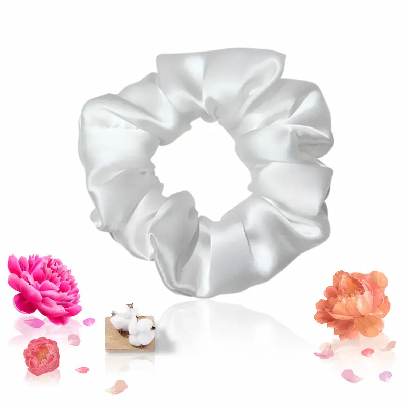 Chouchou large en soie 16 momme