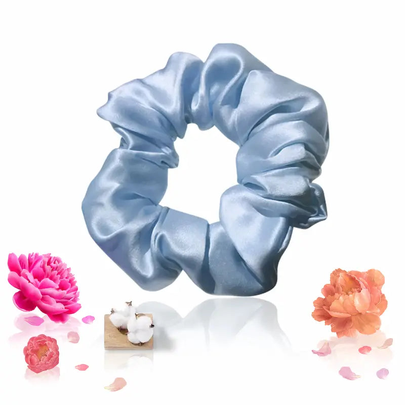 Chouchou large en soie 19 momme