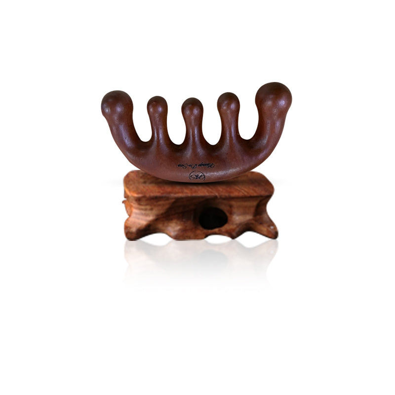 Peigne de massage en bois de santal