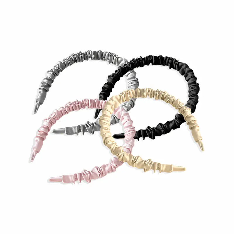 Serre-tête fin en soie 16 momme