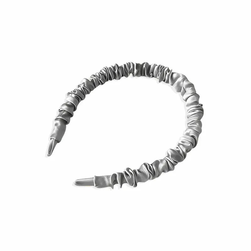 Serre-tête fin en soie 16 momme