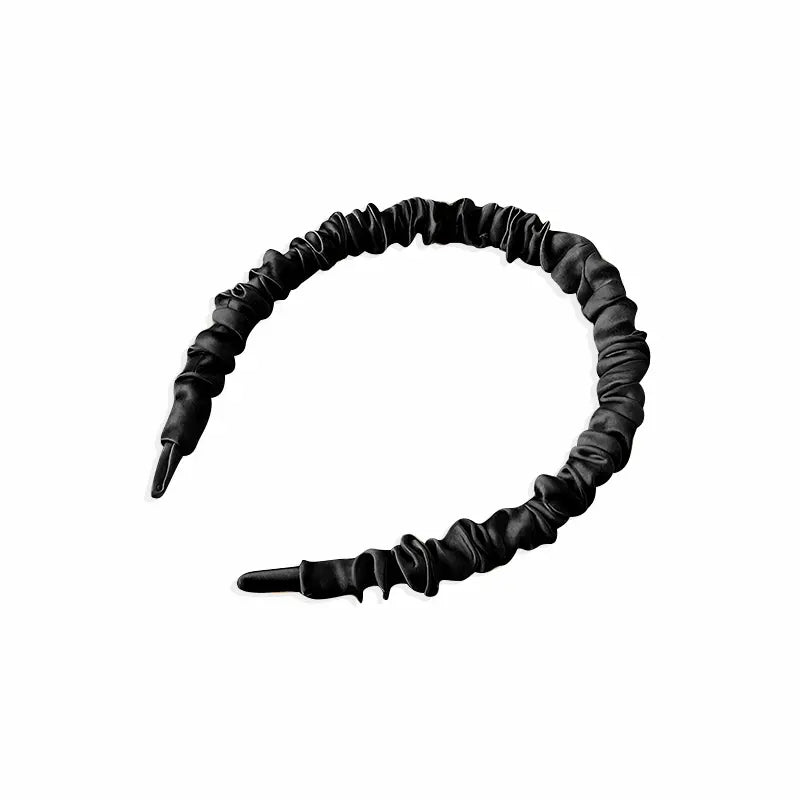 Serre-tête fin en soie 16 momme