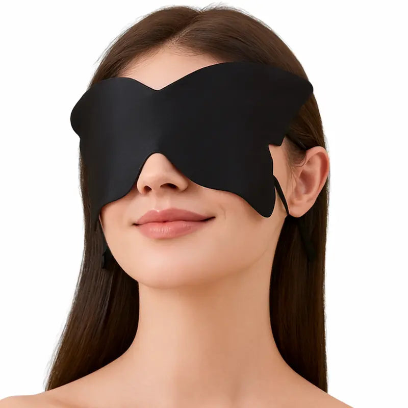 Masque de nuit en soie 19 momme - Papillon