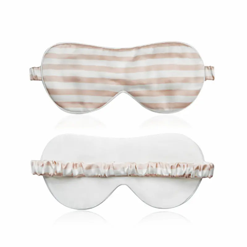 Masque en soie rayé 19 momme