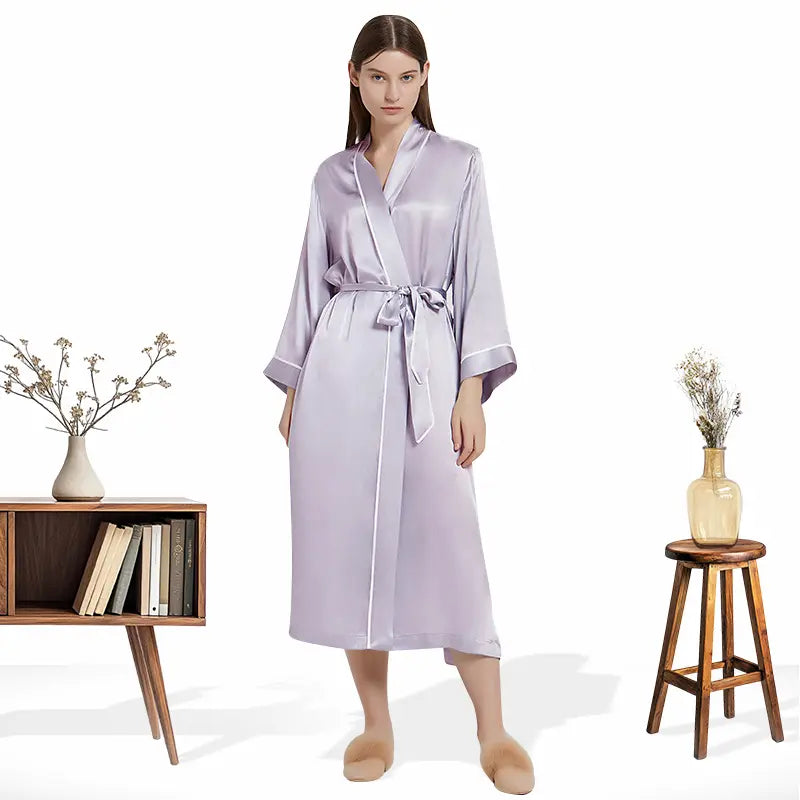 Robe de chambre en soie 19 momme