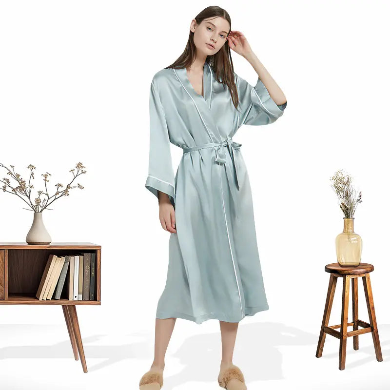 Robe de chambre en soie 19 momme