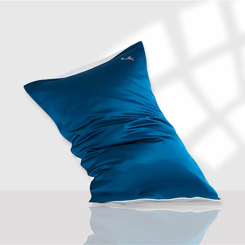 Taie d’oreiller en soie 19 momme Brodée