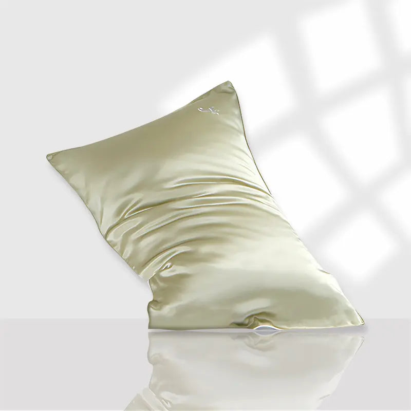 Taie d’oreiller en soie 19 momme Brodée