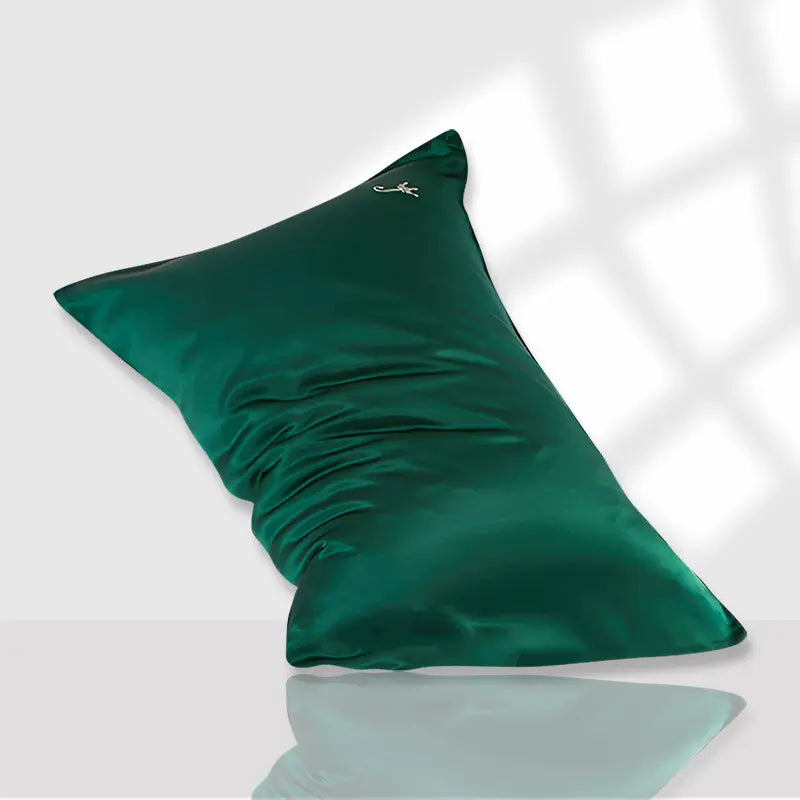 Taie d’oreiller en soie 19 momme Brodée