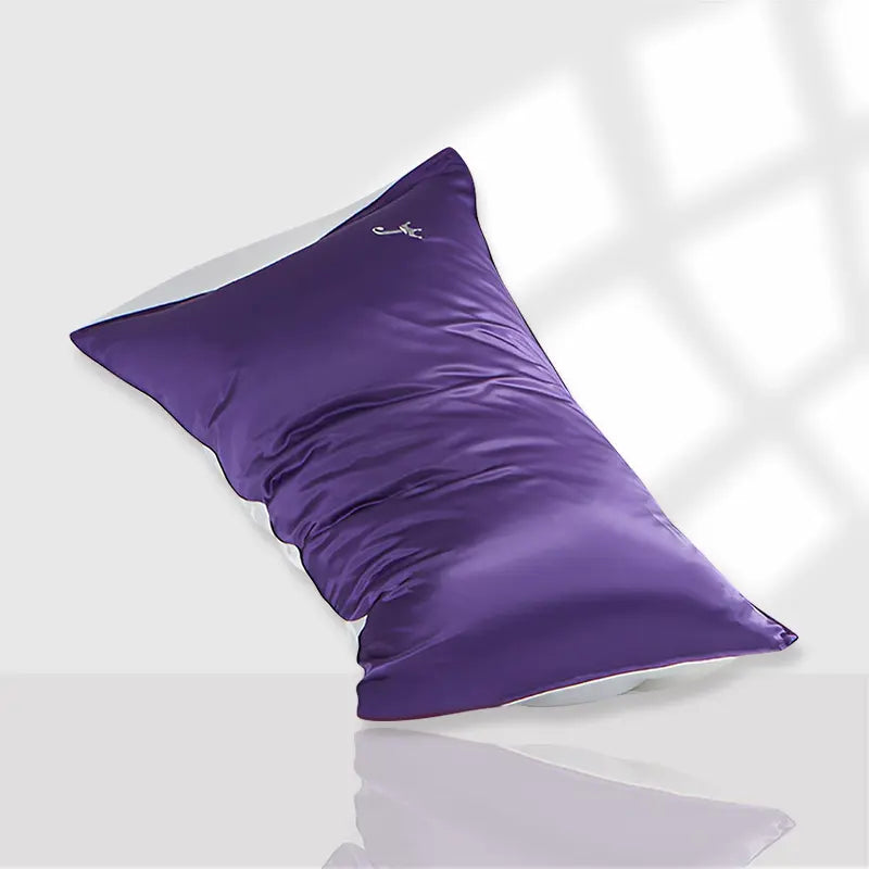 Taie d’oreiller en soie 19 momme Brodée