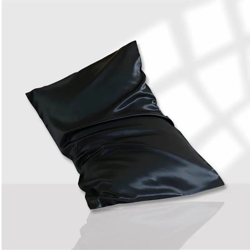 Taie d'oreiller en soie satinée 22 momme