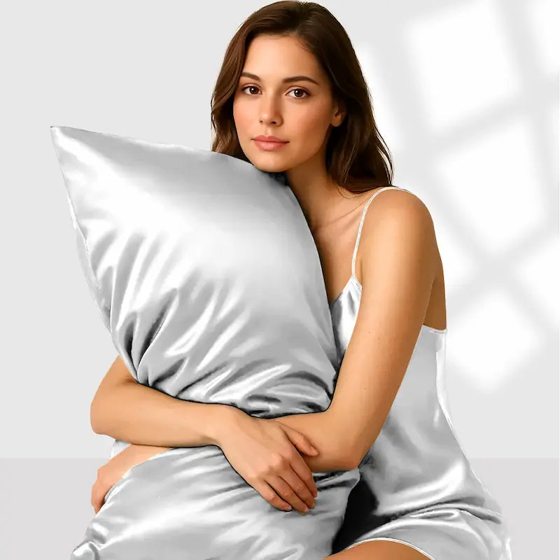 Taie d’oreiller en soie 25 momme 