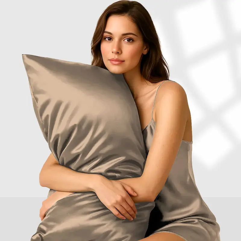 Taie d’oreiller en soie 25 momme 